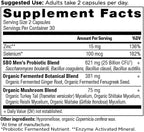 Ancient Nutrition Probiotics for Men, SBO Probiotics Men's 60 Ct, for Gut Health, Digestive and Immune Support, Boosts Muscle Mass and Fat Metabolism, 25 Billion CFUs* Per Serving