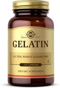 Solgar Gelatin Capsules with Calcium Carbonate, 100 Count