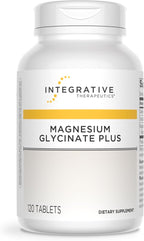 Integrative Therapeutics Magnesium Glycinate Plus - Brain Function Support Supplement for Adults* - Supports Heart and Muscular Function* - Dairy-Free & Gluten-Free - 120 Count (60 Servings)