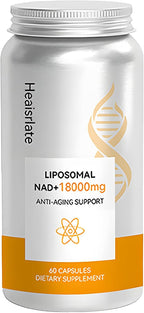 NAD+ Supplement 600mg with Quercetin & Resveratrol - Liposomal NAD Booster for Cellular Energy, Anti-Aging Support - D-Ribose Enhanced Formula - Vegan, Non-GMO, 3rd Party Tested (60 Capsules)