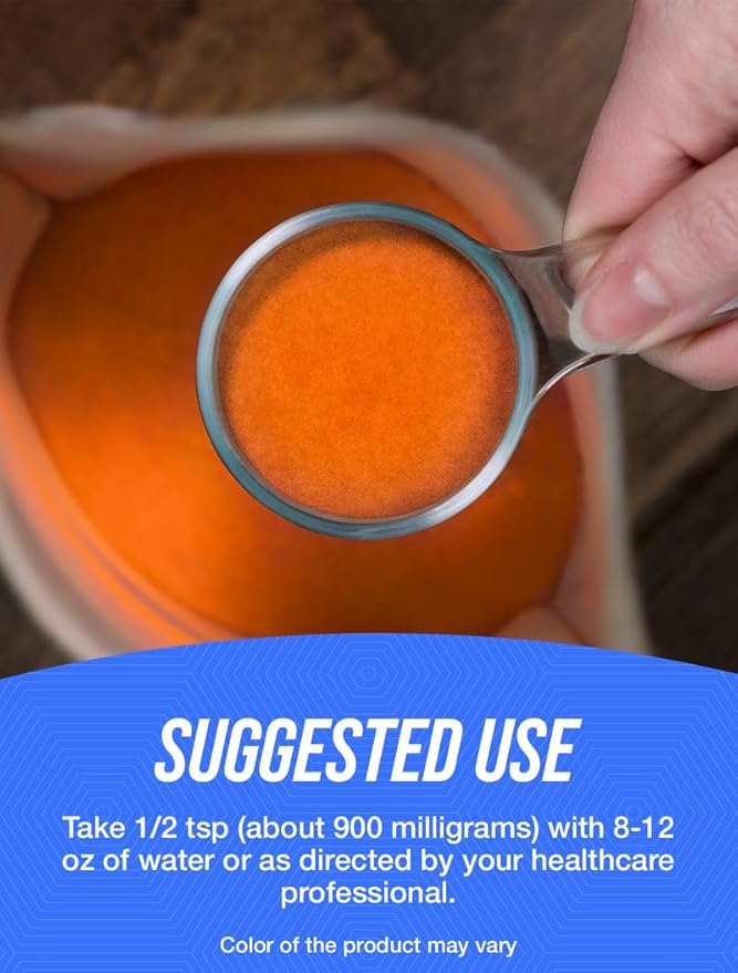 BulkSupplements.com Beta Carotene Powder - Beta Carotene Supplement, Vitamin A Supplement for Immune and Vision Support - Gluten Free, 900mg per Serving, 250g (8.8 oz) (Pack of 1)