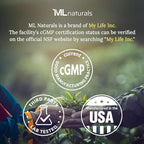 ML Naturals Liposomal Vitamin C - 1,700 mg per Serving, 180 Vegetable Capsules - High Potency Antioxidant Support - Gluten-Free