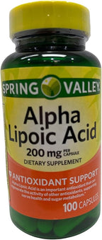 ThisNThat Nutritional Supplement Support Bundle: (2) 200mg 100 ct Bottles of Alpha Lipoic Acid Tip Card