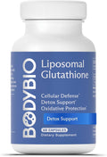 BodyBio Liposomal Glutathione - Master Antioxidant for Cellular Protection, Advanced Liposomal Absorption for Detox & Toxin Removal