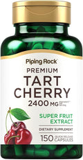 Piping Rock Tart Cherry Extract Supplement | 150 Capsules | Premium Super Fruit | Non-GMO, Gluten Free