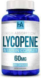 Lycopene & Lutein Complex 60mg per Caps, 200 Veggie Capsules