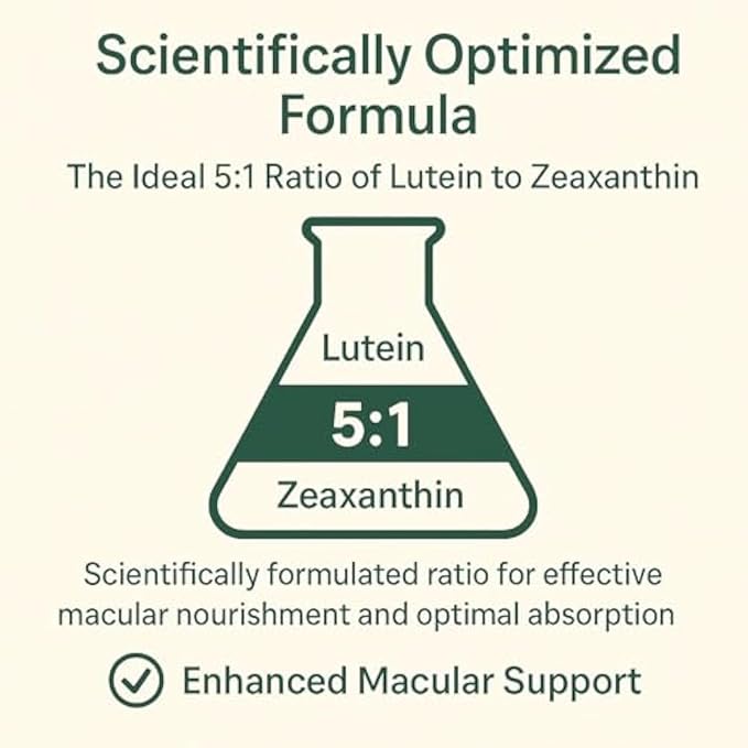 14 in 1 Advanced Eye Formula, 1 Pack Eye Vitamin and Mineral Supplement with Lutein, Zinc, Zeaxanthin & Bilberry Extract for Vision Care, 60 Capsules