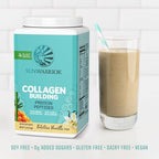 Sunwarrior Collagen Peptides Building Powder | Vegan Collagen for Women Plant-Based Protein Powder | Hyaluronic Acid, Biotin, Silica, Vitamin C for Hair Skin & Nails | 40 Servings, Vanilla Flavored