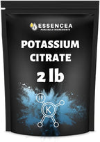 Potassium Citrate Powder 2LB by Essencea Pure Bulk Ingredients | 100% Potassium Citrate | Premium Quality Supplement (32 Ounces) [Packaging May Vary]