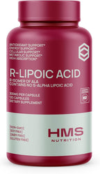 Stabilized R-Lipoic Acid 300mg per Serving — Pure R Alpha Lipoic Acid (R-ALA) High Potency Active R Isomer Antioxidant Nerve & Metabolism Support — NSF Certified Non-GMO Vegan 120Capsule