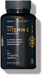 Whole Food Vitamin C Supplement 675mg – Plant Based Vitamin C Complex from Organic Oranges, Acerola Cherry & Natural Fruit Cofactors – Immune & Antioxidant Support – Vegan, Non-GMO – 120 capsules