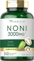 Carlyle Noni Fruit Capsules | 240 Count | Non-GMO, Gluten Free | Traditional Herb Supplement