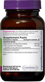 Oregon's Wild Harvest Eyes Love Lutein™ Capsules, Non-GMO Organic Herbal Supplements, 60 Count