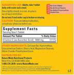 Nature Made - Extra Strength Vitamin C 1000mg, 365 Tablets, Dietary Supplement for Immune and Hydration Support Plus 2 Sugar Free White Peach Hydration Sticks