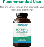 Rootcology by Dr. Izabella Wentz | Butyrate Balance | Postbiotic Promoter of Gut and Immune Health | Tributyrin for Healthy Bowel Function and Regularity | 60 Softgels