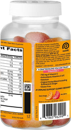 Airborne 750mg Vitamin C Immune Support Supplement Gummies for Adults, Assorted Fruit Flavor, Gluten Free Crafted Blend with Powerful Antioxidants Vitamins A C & E, 63 Gummies (3 Pack)