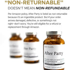 Fuller Health After Party DHM Dihydromyricetin Supplement | Supports Liver, Metabolism, Energy Levels, Post-Celebration Relief | Feel Refreshed, 650mg Per Pill | 3 Bottles, 72 Servings