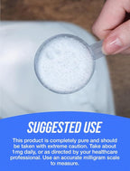 BulkSupplements.com Pure Biotin Powder - as Vitamin B7, Biotin Vitamins for Hair, Skin and Nails - Gluten Free, 1mg per Serving, 500g (1.1 lbs) (Pack of 1)