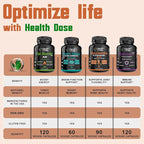 Health Dose Vitamin D3 10,000 IU + K2 (MK7) Supplement, 2-in-1 Formula, Immune Support, a Healthy Mood, Heart, Joint, Teeth, Bone Health, Calcium Absorption, 180 softgels. (5)