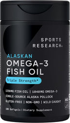 Sports Research® Multivitamin Pack - Alaskan Omega-3 Fish Oil 1250mg, Vitamin D3 5000iu + K2 100mcg, and Chelated Magnesium Glycinate 160mg - Vegan Certified · Non-GMO · Gluten & Soy Free