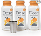 Dose for Your Liver Cleanse Detox & Repair, Made with Organic Milk Thistle Supplement with Turmeric, Dandelion, Ginger, and Orange, Supports Healthy Liver Function,16oz Bottle, 3 Pack (3 Week Supply)