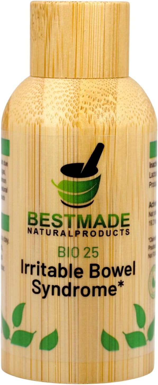 Bestmade Natural Products Digestive Comfort Solution BIO25 - Natural Remedy for Irritable Bowel Syndrome, Soothe Discomfort & Support Digestive Balance, 350 Pellets