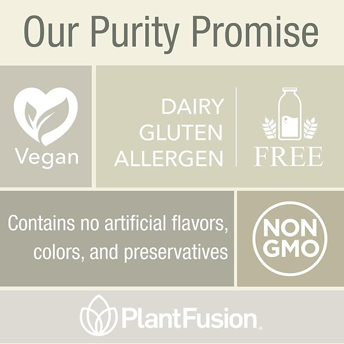 PlantFusion Complete Lean Plant Based Protein Powder - Prebiotic Fiber, Superfoods & Digestive Enzymes - Vegan, Gluten Free, Soy Free, Non-GMO - Chocolate Brownie 1.85 lb