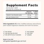 EZ Melts Iron - Supplement for Daily Energy & Iron Support - with Vitamin C - No Artificial Flavors - Non-GMO & Vegan - Zesty Orange - 90 Dissolvable Tablets (90 Servings)