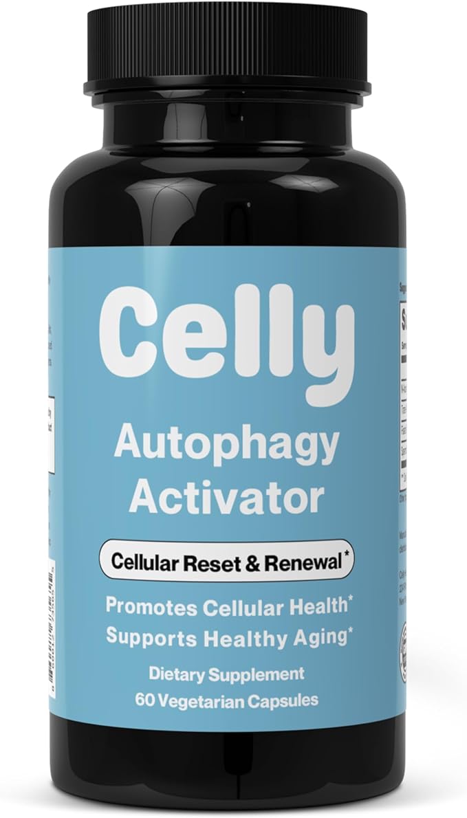 Celly Autophagy Activator | Longevity Supplement for Cellular Nutrition and Healthy Aging | Promotes Cell Renewal with Spermidine, Pterostilbene, Fisetin, and NAC | Made in USA & 3rd Party Tested