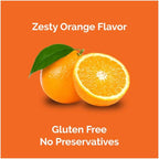 Airborne Zesty Orange Effervescent Tablets, 10 count - 1000mg of Vitamin C - Immune Support Supplement (Pack of 6)