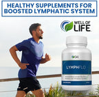 LymphFlo: Herbal Support for Detox, Immunity & Well-Being. Formulated with PAU d’Arco, Cleavers & Red Peony Root in 1100mg, 180 V-Capsules to Optimize Lymphatic Function, Enhance Vitality