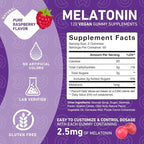 PUREFINITY Melatonin Gummies 5mg for Kids – Each Delicious Gummy is 2.5mg (2 Per Serving) for Easily Customizing Your Night, Gluten Free, Non-GMO, Vegan, 120 Count