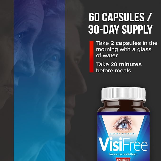 Eye Supplements for Adults - Best Capsules for Eye Health - Includes Vitamin & Mineral for Healthy Clear Vision - Capsules for Eyesight Improvement - 1 Pack