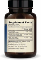Dr. Mercola Zinc Plus Selenium - Mineral Blend Supplement - for Immune, Brain & Respiratory Support - Contains Zinc Glycinate Chelate & Copper - GMO-Free & Gluten-Free - 30 Capsules (30 Servings)