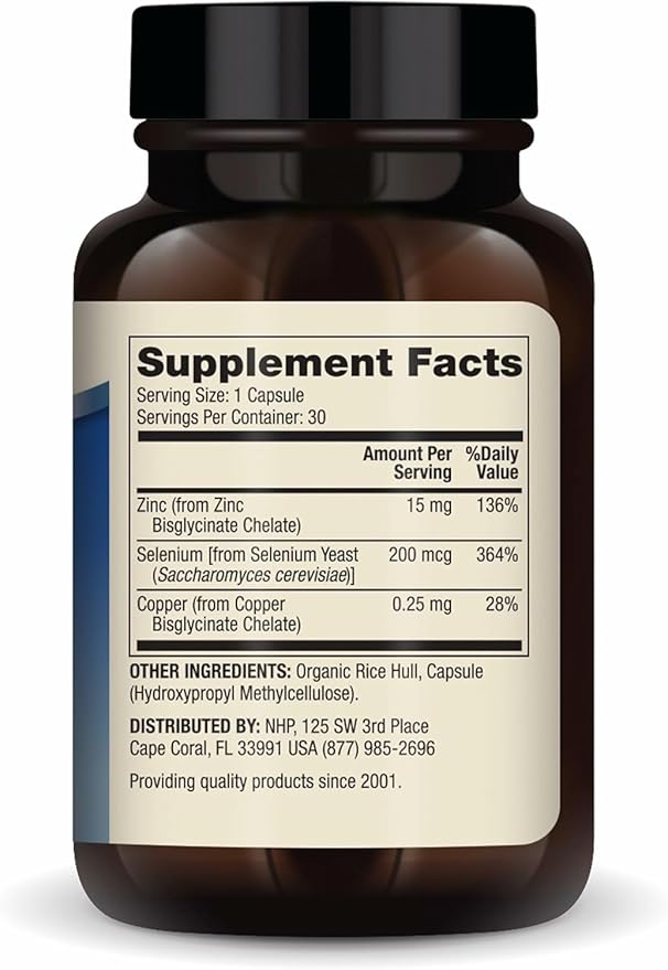 Dr. Mercola Zinc Plus Selenium - Mineral Blend Supplement - for Immune, Brain & Respiratory Support - Contains Zinc Glycinate Chelate & Copper - GMO-Free & Gluten-Free - 30 Capsules (30 Servings)