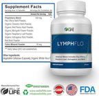 LymphFlo: Herbal Support for Detox, Immunity & Well-Being. Formulated with PAU d’Arco, Cleavers & Red Peony Root in 1100mg, 180 V-Capsules to Optimize Lymphatic Function, Enhance Vitality