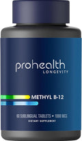 ProHealth Methyl B-12 Methylcobalamin (1000 mcg, 60 sublingual Tablets) (Vitamin B-12)