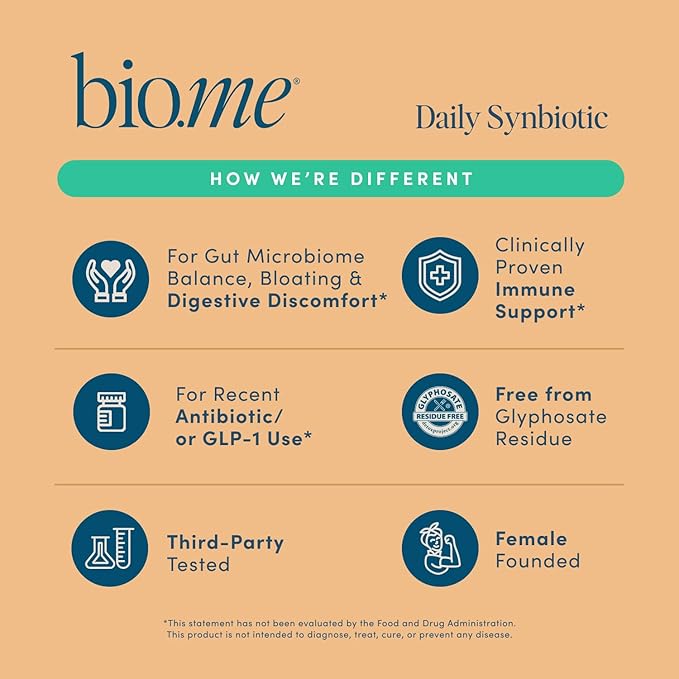 Synbiotic 3-in-1 Prebiotics, Probiotics & Postbiotics for Digestive Health, Gut Health, Immune Support & Bloating Relief for Men & Women - 50 Billion CFU Per Serving - Vegan, 60 Capsules (30 Servings)