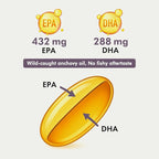 Omega Sync – Triple Strength Omega 3 Fish Oil with EPA & DHA – Heart, Brain & Mood Support – Lemon Flavor Burpless Capsules