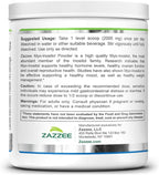Zazzee Myo-Inositol Powder, 6 Month Supply, 183 Servings, 2000 mg per Serving, Free Scoop for Exact Dosage, 12.91 Ounces, Certified Kosher, 100% Pure, Fertility & Reproductive Support, Made in the USA
