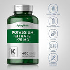 Piping Rock Potassium Citrate Supplement | 275 mg | 400 Capsules | Non-GMO, Gluten Free