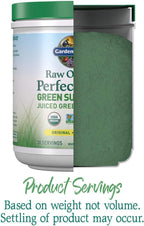 Garden of Life Raw Organic Perfect Food Green Superfood Juiced Greens Powder - Original Stevia-Free,30 Servings,Non-GMO,Gluten Free Whole Food Dietary Supplement,Alkalize,Detoxify,Energize,(Pack of 2)