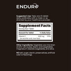 Endur ENDUR-C Vitamin C with Rose Hips, Supports Collagen Production, Antioxidant Protection & Gentle Digestion, Gluten Free, 1000mg (60 Tablets)