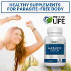 Well of Life para-Free Detox: Immune Support & Natural Detox Blend with Zinc, Black Walnut, Wormwood, Goldenseal, Cranberry & Garlic. Synergistic Formula for Overall Wellness: 90 V Capsules