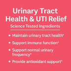 Cranberry Supplement, D-Mannose Capsules Made with Concentrated Whole Fruit Cranberry, Natural Support for Rapid Action to Help Cleanse and Protect the Urinary Tract* (120 Count)