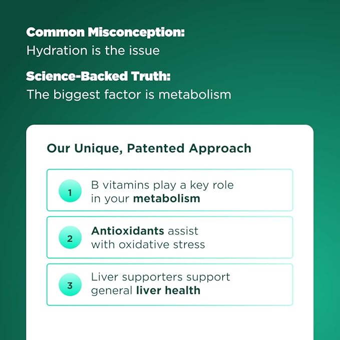 H-PROOF The Anytime You Drink Vitamin, Liver Health & Immunity Support with Electrolytes, Milk Thistle, and Vitamins B & C - 40 Chewable Tablets (20 Servings), Vegan, Green Apple
