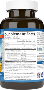 Carlson - Elite Omega-3 Plus D & K, 700 mg Omega-3s + D3 & K2, Function, Bone Health & Immune Support, Lemon, 60 Softgels