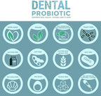 Replenish the Good Dental Probiotic, 30 Sugar Free Chewable Tablets, Mint Flavor - Vegan Supplements w/BLIS K12 & M18 - Boosts Oral Health - Fights Bad Breath (Halitosis), Tooth Decay, Strep Throat
