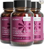 BIOMA Feminine Health Synbiotic - Women's Health Supplement for Healthy Vaginal pH, Urinary Tract & Digestive Support - with Probiotics, Cranberry & Tributyrin - 180 Capsules (3 Pack, 90-Day Supply)