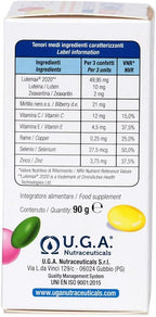 OMEGOR Lutein and Zeaxanthin Supplement for Kids Eyes (60 Chocolate Dragèes) - Vision Kids Blue Light Eyesight Supplement for Retina Protection